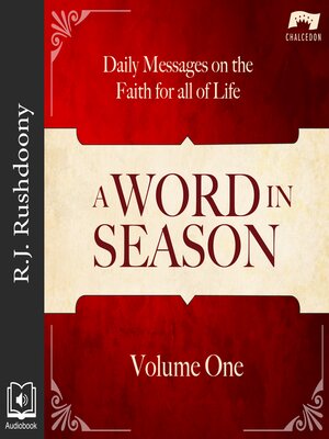 cover image of A Word in Season, Volume 1